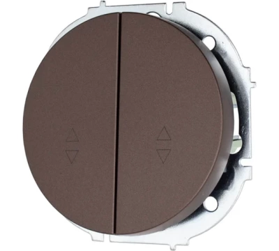 OSEN Выключатель проходной двойной Шоколад (10шт/120шт)