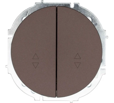 OSEN Выключатель проходной двойной Шоколад (10шт/120шт)