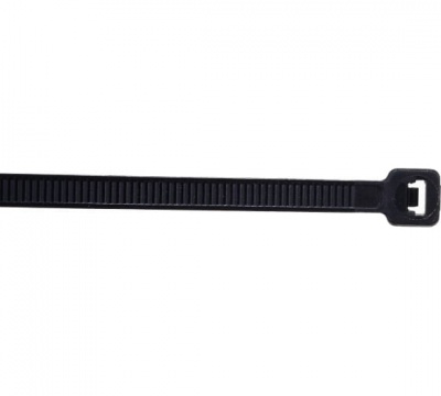 Хомут-стяжкa нeйлонoвая REXANT 200x3,6 мм, черная, упаковка 25 шт.