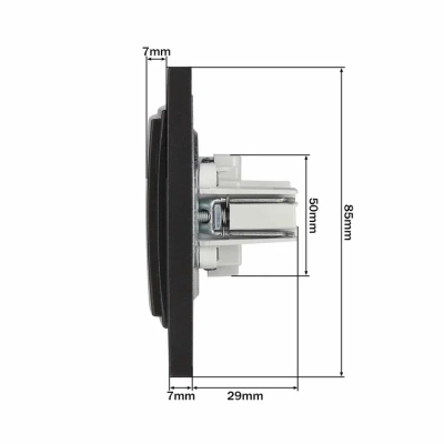 Розетка MONO Despina / Larissa 16 А 250 В Графит 500-002022-116 (12)