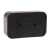 Розетка Белоруссия Викинг Черный RA 16-238-ЧМ (пластик) черный под медь (50)
