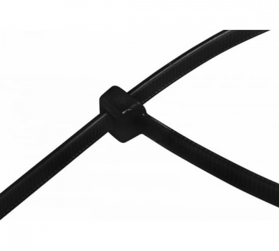 Хомут-стяжка кабельная нейлоновая REXANT 80 x2,5 мм, черная, упаковка 100 шт.