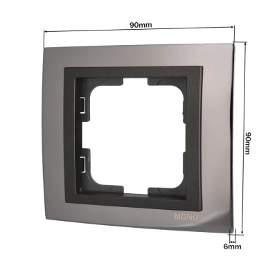Chrome Рамка 1-я Дымчатая  (1/5)