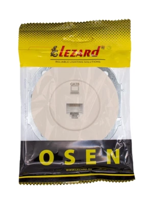Розетка LEZARD OSEN Слоновая кость 743-9088-140 (10шт/120шт) Розетка LEZARD OSEN Слоновая кость 743-9088-140 (10шт/120шт)