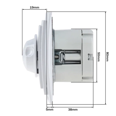 L / D Механизм  Диммер 800 W Белый  (6)