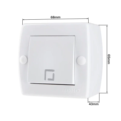 Octans Выкл. 1 кл. Белый  (12)