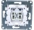 GLOSSA модуль Выключатель 1кл. крем сх.1  (20)