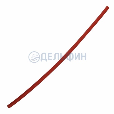 Термоусадочная трубка клеевая REXANT 3,0/1,0 мм, красная, упаковка 10 шт. по 1 м