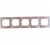 KARINA Рамка 5-ая горизонтальная б/вст жемчужно-белый перламутр (10шт/120шт)