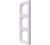 VESNA Рамка 3-ая вертикальная б/вст жемчужно-белый перламутр (10шт/120шт)