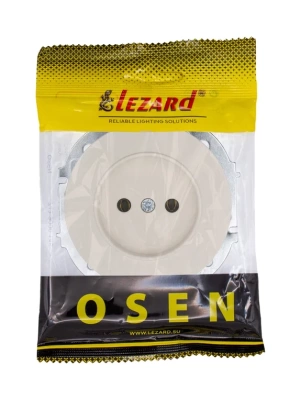 OSEN Розетка б/з ПБТ Слоновая кость (10шт/120шт)