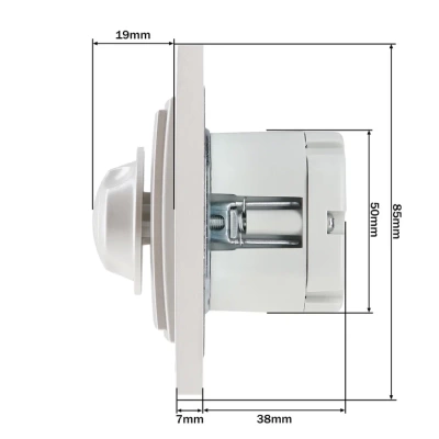 L / D Механизм  Диммер 800 W Жемчуг  (6)