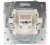 ZIMA Розетка компьютерная RJ45, кат. 6A,  белая (10шт/120шт)