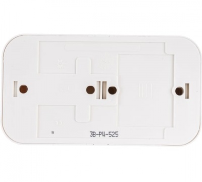 3В-РЦ-525 Пралеска Блок Выкл. 3кл.+ розетка б/з белый о/у (54)