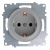 Розетка OneKeyElectro Florence 16 А 250 В Серый 1E10201302 