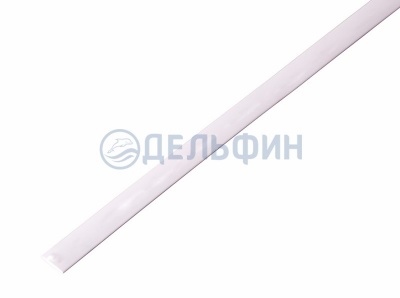 Термоусадочная трубка REXANT 5,0/2,5 мм, белая, упаковка 50 шт. по 1 м