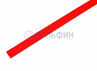 9.0 / 4.5 мм 1м термоусадка  красная  (100) REXANT