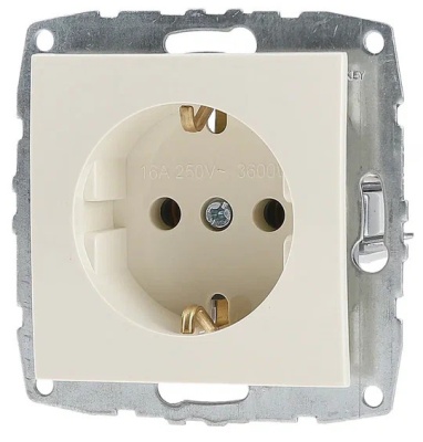 Розетка MONO Despina / Larissa 16 А 250 В Крем 500-001721-117 (12)