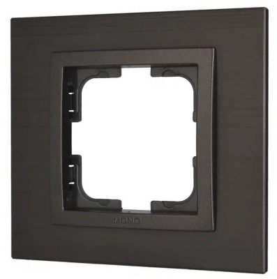 Style Рамка 1-я Чёрный Алюминиевая  (1/5)