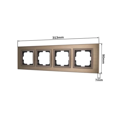 Style Рамка 5-я Бронза Алюминиевая  (1/5)