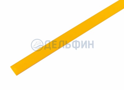 Термоусадочная трубка REXANT 9,0/4,5 мм, желтая, упаковка 50 шт. по 1 м