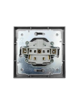 Розетка LEZARD ZIMA Серый матовый 704-7488-121BQC (10шт/120шт)
