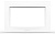Zena  Белый Рамка для 2-й розетки  б/з