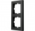 VESNA Рамка 2-ая вертикальная б/вст чёрный бархат (10шт/120шт)