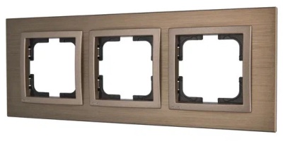 Style Рамка 3-я Бронза Алюминиевая  (1/5)