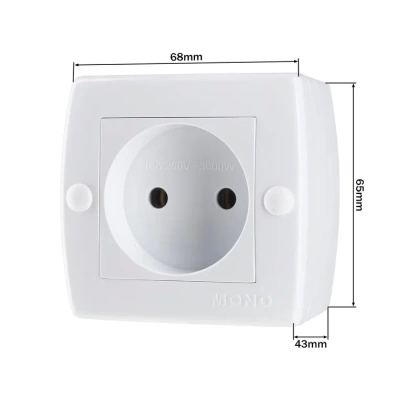 Розетка MONO OCTANS 250 В Белый 104-010106-116 (12)