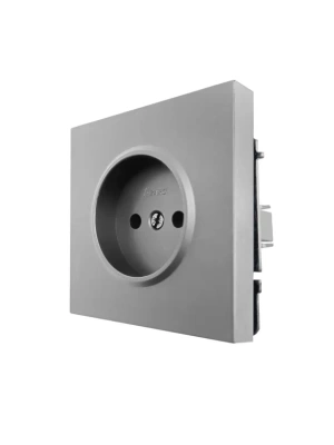 Розетка LEZARD ZIMA Серый матовый 704-7488-121BQC (10шт/120шт)