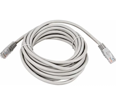 Патч-корд UTP кат. 5e, длина 5 метров, неэкранированный, серый СМАРТКИП