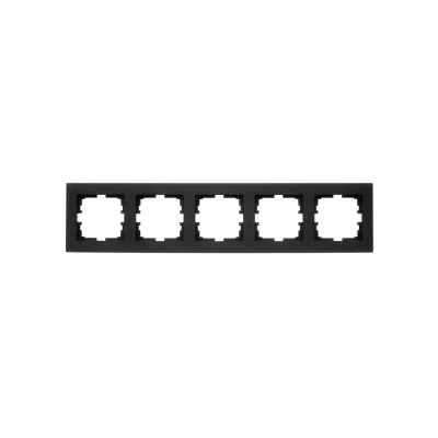 VESNA Рамка 5-ая горизонтальная б/вст чёрный бархат (10шт/120шт)